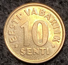 Estonia 10 Senti 1998 Unc World Coins