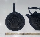 Vintage Homco Wall Decor Kitchen Copper 1972 Teapot Coffee Pan Lot Of 3 Cottage