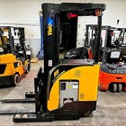 2021 Yale Nr045eb 4500lb Used Reach Forklift Triple Mast Sideshift 5465 Hours