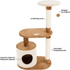 3-tier Cat Tower With Napping Perches  Condo  And Scratching Posts