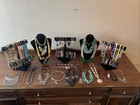 Huge Lot Wearable Vintage Antique Jewelry Necklaces Bracelet