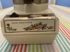 Super Cute Vintage Sunbeam Vista Food Processor Set  With Manual 