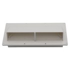 Us Mobile Home rv Ventline White Exterior Sidewall Range Hood Vent With Damper