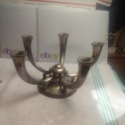 Antique  835 German Sterling Silver Candelabra s Candle Holders 648 G