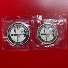 1974 Iceland 500   1000 Kronur Silver Proof Set Woman Cow Vikings Box coa Rare 