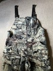 Mens Under Armour Forest Camo Rut Windproof Bibs Xl
