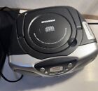 Sylvania Srcd243pl Boombox Cd Radio Aux In With Cord-2015 Electric Tested Works 