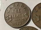 1922 1923 1925 Canada Small Cent Brown Diamonds