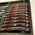 Cutco Classic Table Steak Knife 1059 Set Of 10 W  Wood Box
