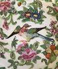 Famille Rose Canton Plate 5 5  Chinese Export Hand Painted 19th Century Antique