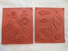 Stampin  Up  Rubber Stamp Set          ornament Keepsakes  Christmas Stamp