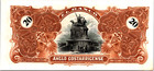 Costa Rica 20 Colones 1917  specimen  Pick  S124s1 Au-unc