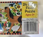 Melissa And Doug Circular Floor Puzzle Happy Harvest Farm 24pcs