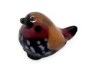     Tiny Robin Bird Miniature Ceramic Animal Figurine Replica Porcelain Dollhouse