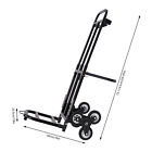 460lbs Portable Stair Climbing Cart Folding Trolley Stairs Climber Hand Truck 