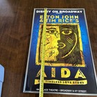 Disney Aida Broadway Poster Signed By Over 25 Cast Members Professionally Framed