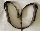 Lightly Used Doubled   Stitched Leather Back Flank Cinch   Billet Set nice Clean