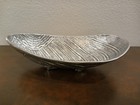 1976 Arthur Court Designs Vintage Mussel Shell Serving Bowl  Aluminum 
