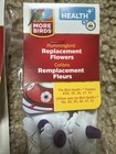  2  New More Birds Replacement Flowers-hummingbird Feeder  White purple-10 Total