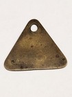 Vintage Tool Check Brass Tag  Ford Cleveland Ohio Automotive Plant Foundry