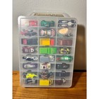 Vintage Hot Wheels Matchbox Diecast Car Lot Of 48 With Carrying Case 80s 90s