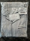 Petite Plume Kid s Twill Pajama Set In Navy French Ticking Size 8 Year  Nwt