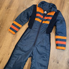 Vtg 60s 70s Ski Suit Max Frost One Piece Snowsuit Snow Bib Retro Womens Small