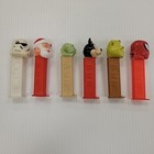 Vintage Pez Dispensers Lot Of 6 Pcs - Trooper Micky Santa Shrek Spiderman Yoda