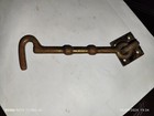 Vintage Brass Door Latch Lock Antique Hook Old Loo Gate Keep 6 