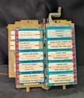 Seeburg 3w1 Wallbox Blue Anodized Aluminum Title Strip Holders Mechanism Upgrade