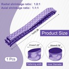 3 3ft 20mm Dia 1 8 1 Heat Shrink Tubing For Fishing Rods  Purple