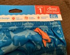 Nip Swim School Reusable Swim Diaper Sharks Blue Level 1 Baby Boy 13-18 Lbs