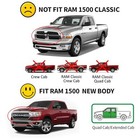 Window Rain Guards For 2019-2024 Dodge Ram 1500 Quad extended Cab  Window 
