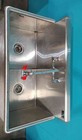 Griffin Stainless Steel 2 Compartment Commercial Sink Faucet Eye Wash Station