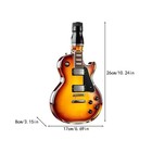 Guitar Shaped Whiskey Bottle Retro Glass Decanter Sunset Gradient Bar Decor Gift