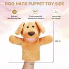 Hand Puppets Soft Animal Hand Plush Toy With Movable Mouth Imaginative Pretend