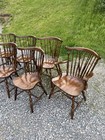Pennsylvania House Cherry Duxbury Windsor Fiddle Back Dining Chairs Set Of 8