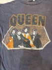 Rare Vintage Queen 1978 Us Tour Shirt L Freddie Mercury Bootleg Glitter Brianmay