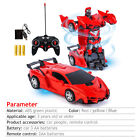 Remote Control Car Transform Robot Rc Stunt Racing Auto Rechargeable Deformation