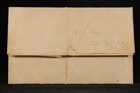 New York  Schuylerville 1842 Stampless Cover  Straight Line Cancel  Saratoga Co