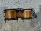 Lp Matador Pine Whiskey Barrel Bongos  With Black Hardware