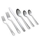 5-piece Silverware Set For 1 Stainless Steel Flatware Set Cutlery Kitchen New