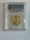 1953 Proof Franklin Half Dollar  50c  Pcgs Pr64  Gold Shield Coin 