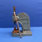 Vintage Burton No  0 Manual Arbor Press Heavy Duty Bench Press Taiwan