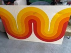 Vintage 1970   s Scandinavian Vision By Stromma Large Hanging Textile