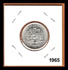 Venezuela Unc Coin 1 Bolivar 1965 Silver  835  low Shipping 