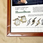 Rare Item  Hamilton Hamilton Vintage Antique Wall Hanging Art