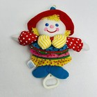Eden Clown Plush Musical Crib Pull Put On A Happy Face Vintage