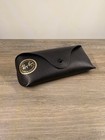 Ray-ban Black Leather Snap Clamshell Case For Glasses   Sunglasses