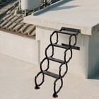 Wall Mounted 4 Step Folding Ladder Telescopingladders Retractable Folding Stair